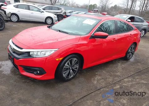 2017 Honda Civic Ex-T из США, поврежденный, VIN 2HGFC1F3XHH643439